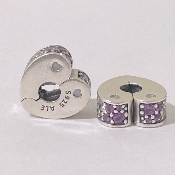 New Pandora Silver 925ALE Arcs of Love Multi color - Picture 4 of 5